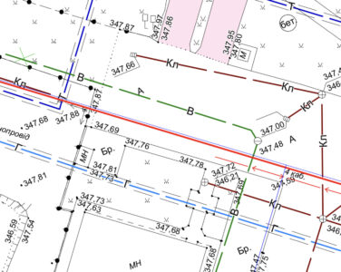 Red lines in construction