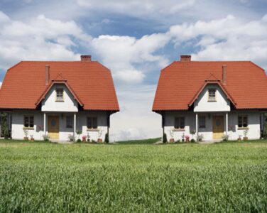 Two residential buildings on one plot