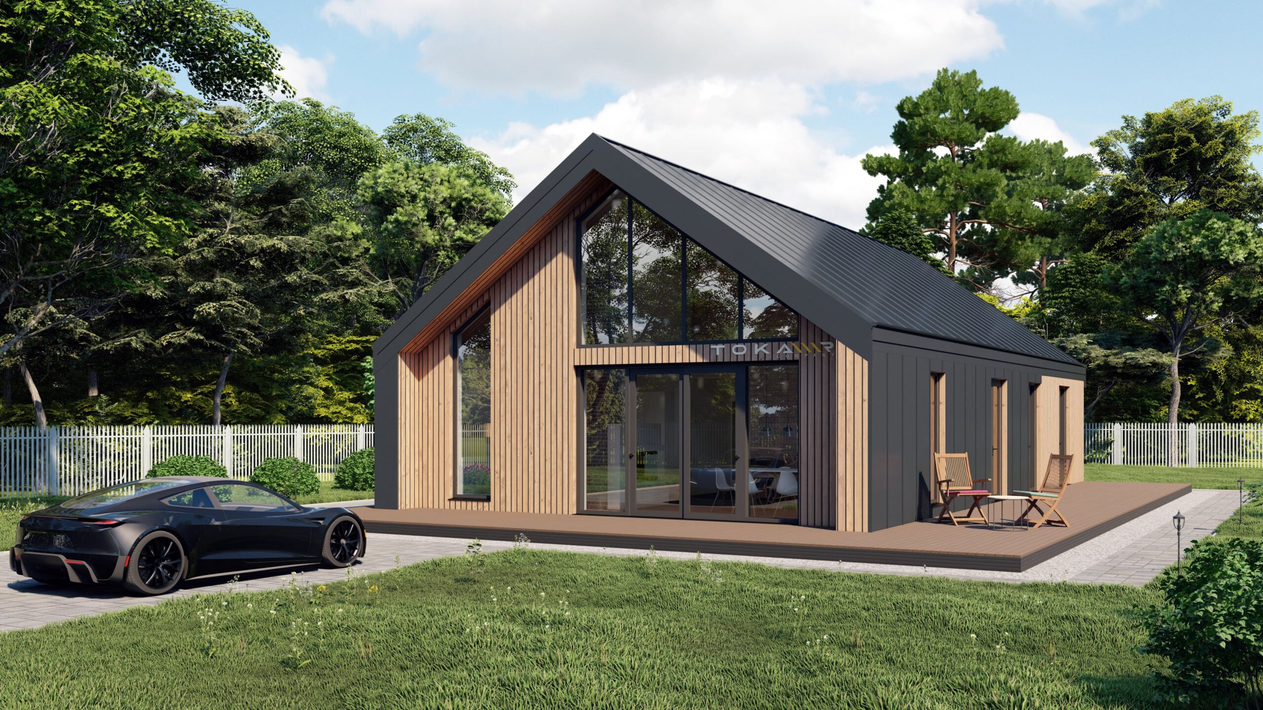 Putting a garden house (cottage) into operation