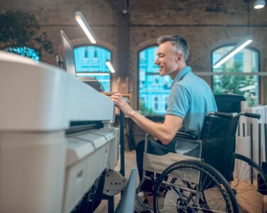 Inspection of buildings for accessibility for people with reduced mobility (MRM)